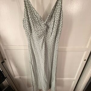 Abercrombie & Fitch Green Polka Dot Dress